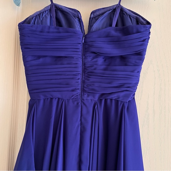 Blue / Indigo hi-low Le Chateau gown - Picture 12 of 16